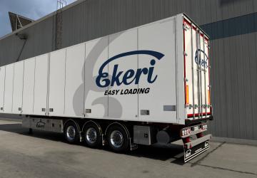 Ekeri Trailers Revision by Kastверсия 1.3.5 для Euro Truck Simulator 2 (v1.57.x)
