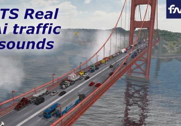 Real Ai traffic engine sounds by Cipверсия 1.54 для American Truck Simulator (v1.54.x)