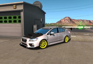 Subaru Impreza WRX STI 2017версия 1.5 для American Truck Simulator (v1.54.x)