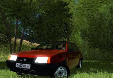 Lada 21099версия 12.04.21 для City Car Driving (v1.5.9, 1.5.9.2)