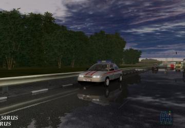 ВАЗ-2110 «МЧС»версия 07.04.21 для City Car Driving (v1.5.9, 1.5.9.2)