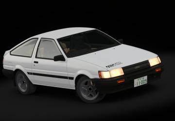 Toyots Corolla AE85 1.5SR (Itsuki Takeuchi)v1.0 для Assetto Corsa