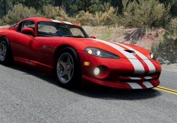 Dodge Viper (1996)версия 1.0 для BeamNG.drive (v0.36.x)