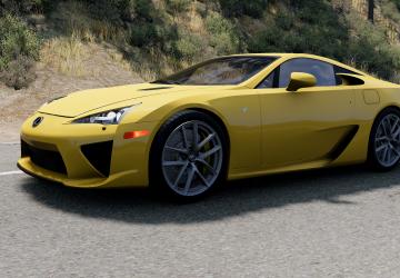 Lexus LFAверсия 2.1 для BeamNG.drive (v0.36.x)