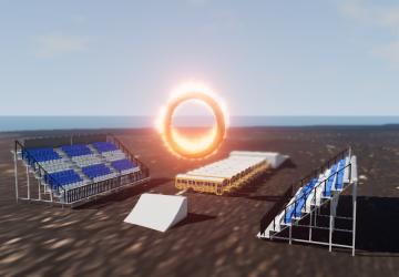 Карта «Ring of Fire Jump»версия 1.1 для BeamNG.drive (v0.36.x)
