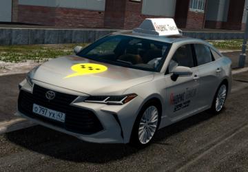 Toyota Avalon 3.5 2019 (Яндекс такси)версия 29.03.2021 для City Car Driving (v1.5.9.2)