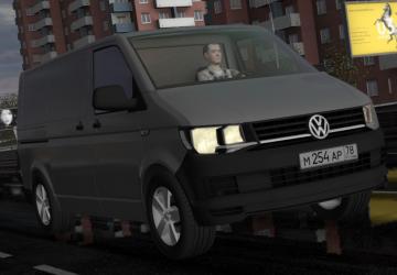 Volkswagen Transporter T6 2015версия 17.03.2021 для City Car Driving (v1.5.9.2)