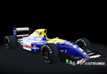 F1 1992 Williams FW14Bверсия 1.0 для Assetto Corsa
