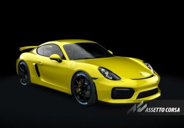 Porsche Cayman GT4 [1S Tune]версия v1.5 для Assetto Corsa