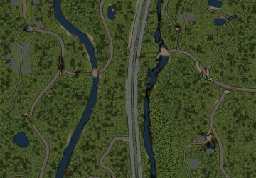 Карта «Через трассу»версия 1.0 для SpinTires (v03.03.16)