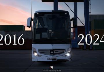 Mercedes Benz New Travego 15 SHDверсия 2.2 для Euro Truck Simulator 2 (v1.57.x)