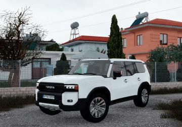 Toyota Land Cruiser Prado 2024версия 1.4 для American Truck Simulator (v1.53.x)