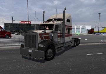Kenworth W 900 Б/Уверсия 1.8 для American Truck Simulator
