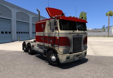 Текстуры и интерьер для Kenworth k100 Eверсия 1.4 для American Truck Simulator (v1.48-1.53)