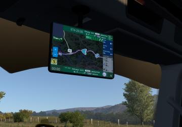 GPS Mod - Рескинверсия 1.0 для American Truck Simulator