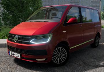 Volkswagen T6/Multivan/Caravelle/California/Kombi/Transporter (2015-2019)v1.5 для BeamNG.drive (v0.36.x)