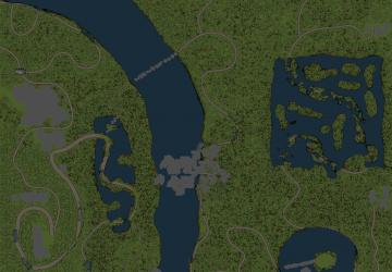 Карта «Домик рыбака»версия 1 для Spintires: MudRunner