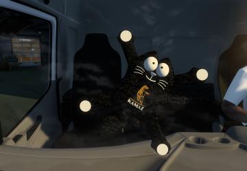 Кот с логотипом «Камаз»версия 1.0 для Euro Truck Simulator 2 (v1.57.x)