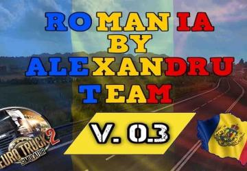 Romanian Map by Alexandruверсия 0.6h для Euro Truck Simulator 2 (v1.56.x)