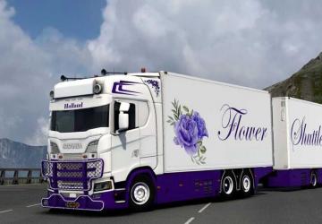 Scania S500 Flower Shuttleверсия 5.0 для Euro Truck Simulator 2 (v1.56.x)