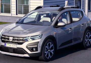 Dacia Sandero Stepway 2021версия 1.7 для American Truck Simulator (v1.53.x)