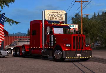 Peterbilt 389 Modifiedверсия 2.9.5 для American Truck Simulator (v1.53.x)