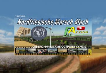 Русская версия карты NF Marsch 4fachверсия 3.01 для Farming Simulator 2019 (v1.7х)