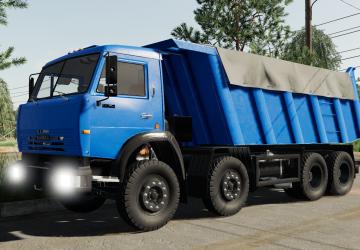 КамАЗ Самосвалверсия 1.0.1.0 для Farming Simulator 2019 (v1.7x)
