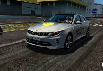 Kia Optima GT 2016 (Яндекс такси)версия 16.02.2021 для City Car Driving (v1.5.9.2)