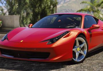 Ferrari 458 Italiaверсия 1.0 для City Car Driving (v1.5.9, 1.5.9.2)