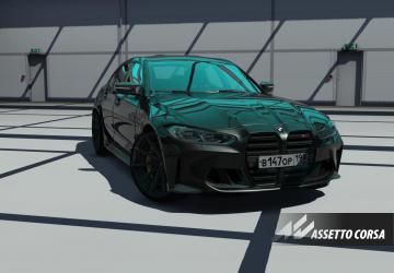 BMW M3 G80 Checkersверсия Checkers для Assetto Corsa