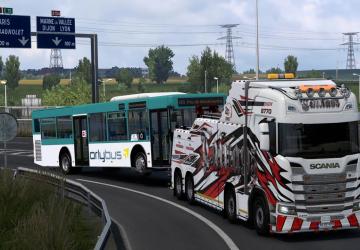 Scania S 2016 Wrecker Chassis Add-Onsверсия 1.1 для Euro Truck Simulator 2 (v1.55.x, 1.56.x)