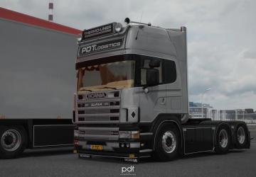 Scania 164G 480  PDT Logisticsверсия 3.0 для Euro Truck Simulator 2 (v1.56.x)