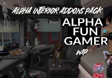 Alpha Interior Addons Packверсия 1.5.1 для Euro Truck Simulator 2 (v1.56.x)