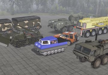 Незавершенная модель ШНЕКОХОДАверсия 0.0.1 для SpinTires (v03.03.16)