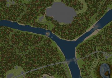 Карта «Три деревни»версия 1.0 для SpinTires (v03.03.16)