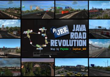 JRR Indonesia Mapверсия v0.91a для Euro Truck Simulator 2 (v1.56.x)