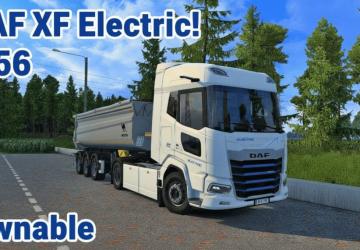 DAF XF Electric Ownableверсия 1.0 для Euro Truck Simulator 2 (v1.56.x)