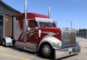 International 9900i Customверсия 1.0.1 для American Truck Simulator (v1.52.x, 1.53.x)