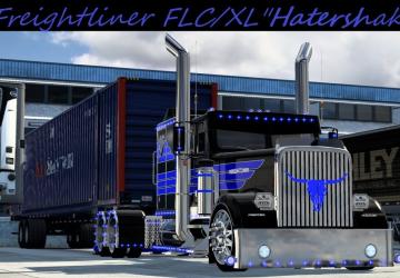 Freightliner FLC/XL «Hatershaker»версия 1.5 для American Truck Simulator (v1.52.x, 1.53.x)