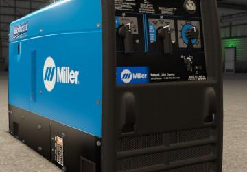 Miller Bobcat 250 Diesel welderверсия 1.0 для Farming Simulator 2025
