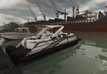 2025 Bennington Q Line Pontoon Boat And Trailerv1.0.0.0 для Farming Simulator 2025