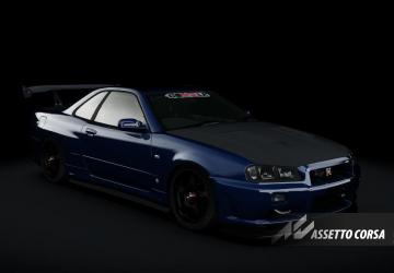 Nissan GT-R R34 Hell-spec V2 (drift)????v1.1 для Assetto Corsa