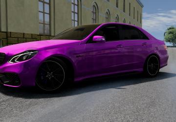 Mercedes-Benz E63 AMG (W212)версия 1.0 для BeamNG.drive (v0.36.x)