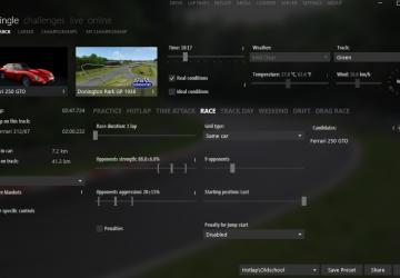 Content Managerверсия 0.8.2774.39864 для Assetto Corsa