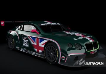 Bentley Continental GT3версия 1.2 для Assetto Corsa