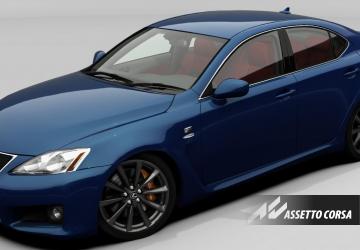 Lexus IS-F pre-faceliftверсия 1.0 для Assetto Corsa