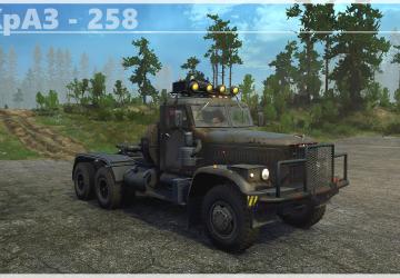 КрАЗ - 258версия 1.0 для Spintires: MudRunner (v25.02.21)