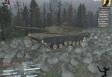 M1 Abrams - Переделкаверсия 1 для SpinTires (v03.03.16-1.7.1)