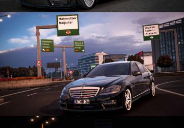 Mercedes S Class W221версия 2.0 для Euro Truck Simulator 2 (v1.56.x)